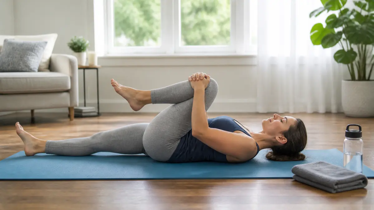 Rug- en lumbale stretches: zachte routine om te proberen